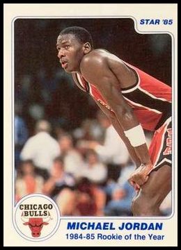 1985 Star LAST 11 R.O.Y 1 Michael Jordan